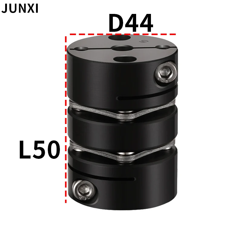 

JXLG45 # Сталь D44L50двойная мембранная муфта, шаговый серводвигатель, винт с высоким крутящим моментом, высокоточная эластичная муфта