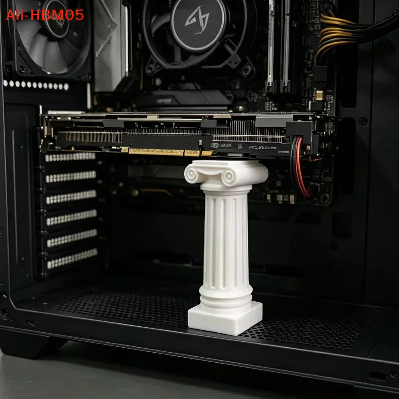 (HB05)3D Printed Roman Column GPU Support Stand Adjustable Height Anti-Drop Graphics Card Holder Computer Accessory