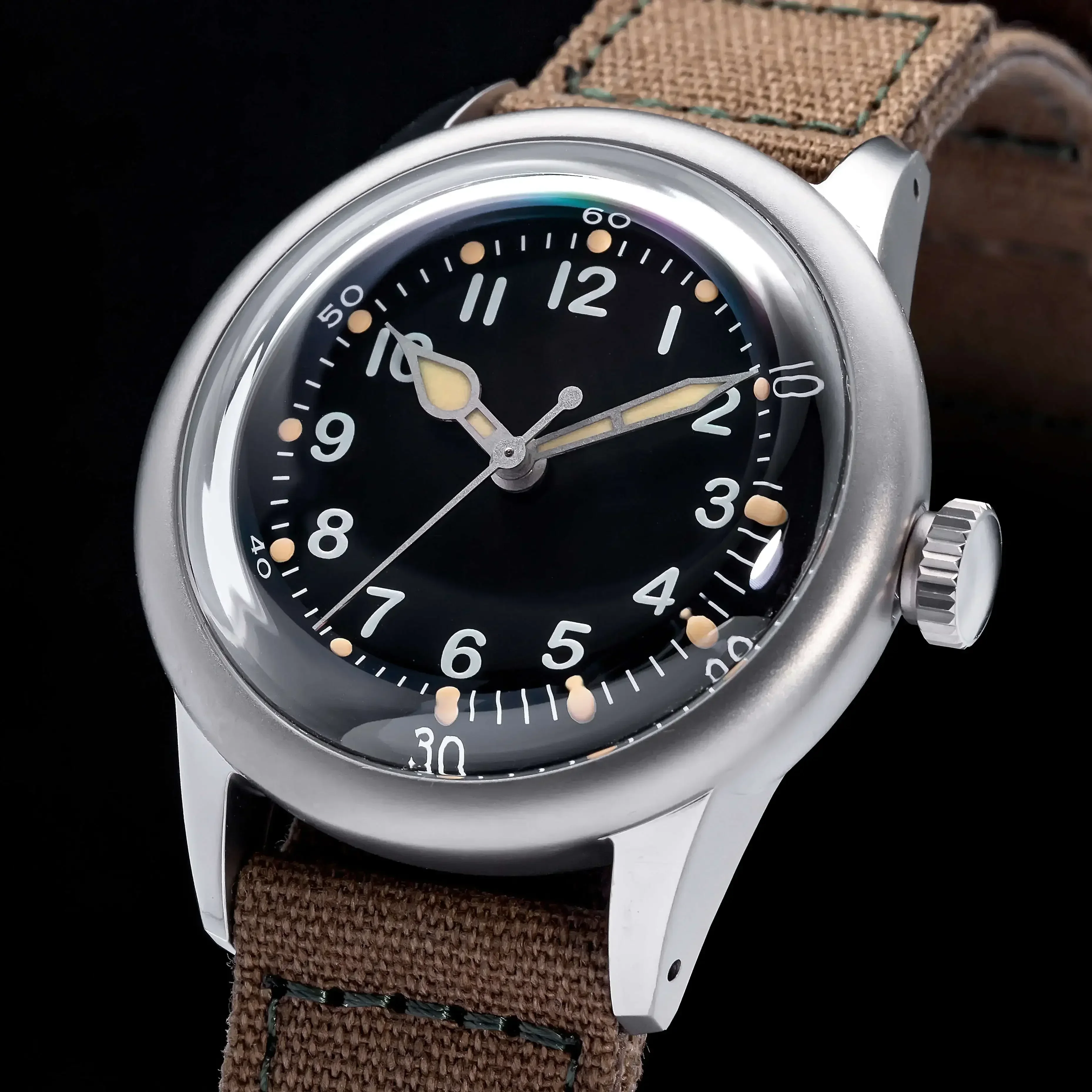 

THORN A11 Titanium Watch Military Retro NH35 Automatic Movement Men's Watch 200M Waterproof Sapphire Night Light Tribute Watch