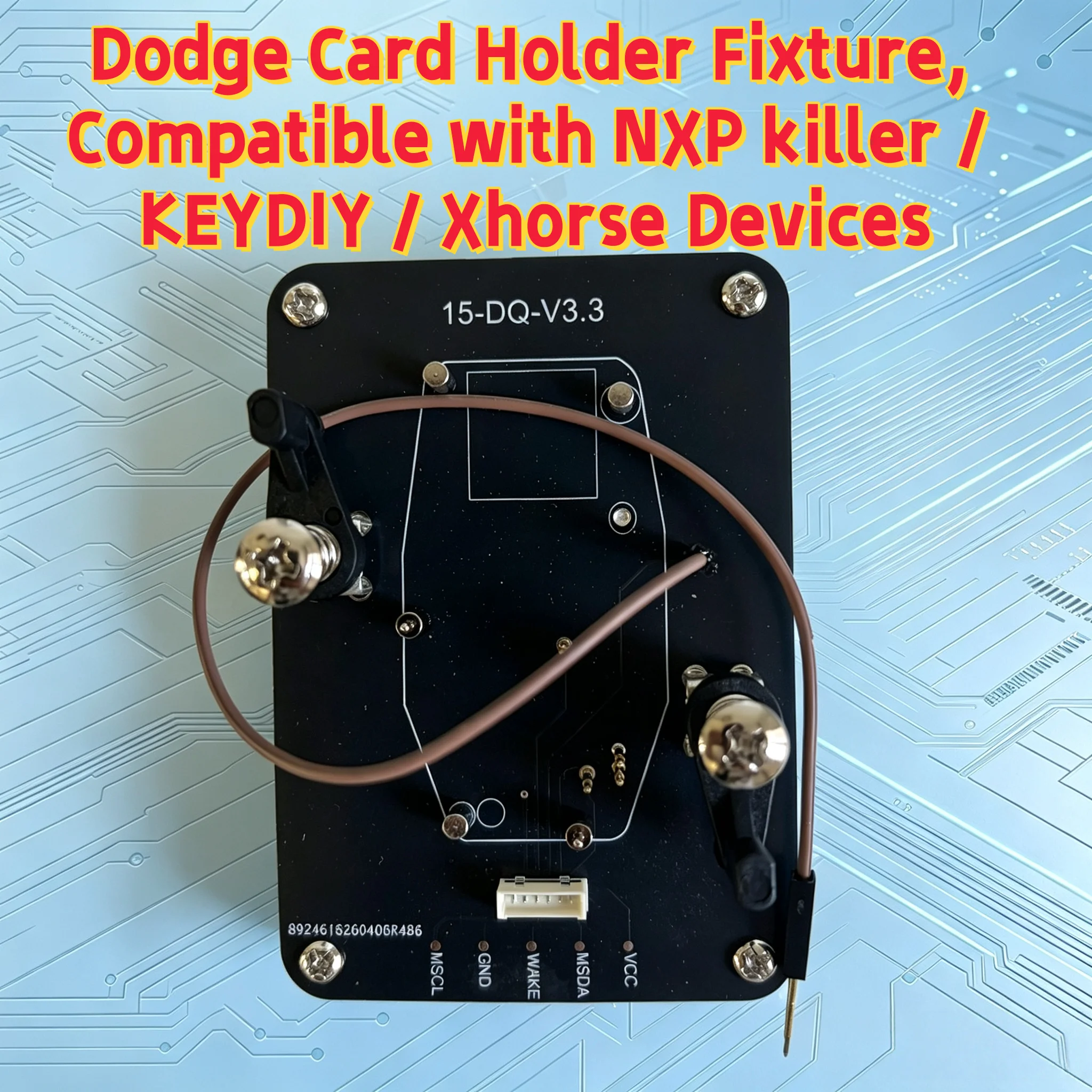 No. 27-38 Smart Key Card Board Fixing Tool for Use with Nxp Killer/Keydiy/Xhorse Devices, Suitable for Cloning Smart Keys for Honda/Chery/Jietu/Transit/Hyundai