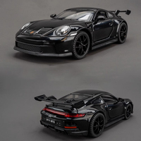 1:32 911 GT3 RS Alloy Sports Car Model Diecast Metal Racing Car Vehicles Model High Simulation Sound Light Children Toy Gift Boy