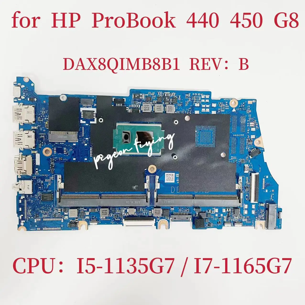 440 G8 Mainboard For HP ProBook 450 G8  Laptop Motherboard CPU:I5-1135G7 SRK05 I7-1165G7 SRK02 UMA DDR4 DAX8QIMB8B1 DAX8QIMB8B0