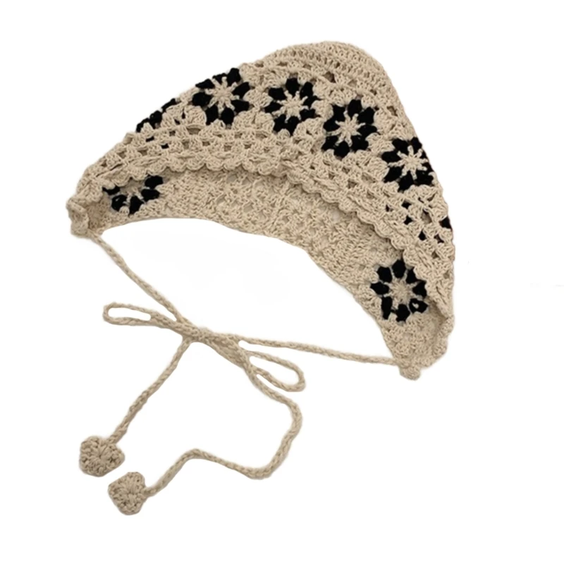 Chapeau tricoté à fleurs pour adultes, chapeau d'extérieur Anti-uv fait à main au Crochet pour filles, livraison