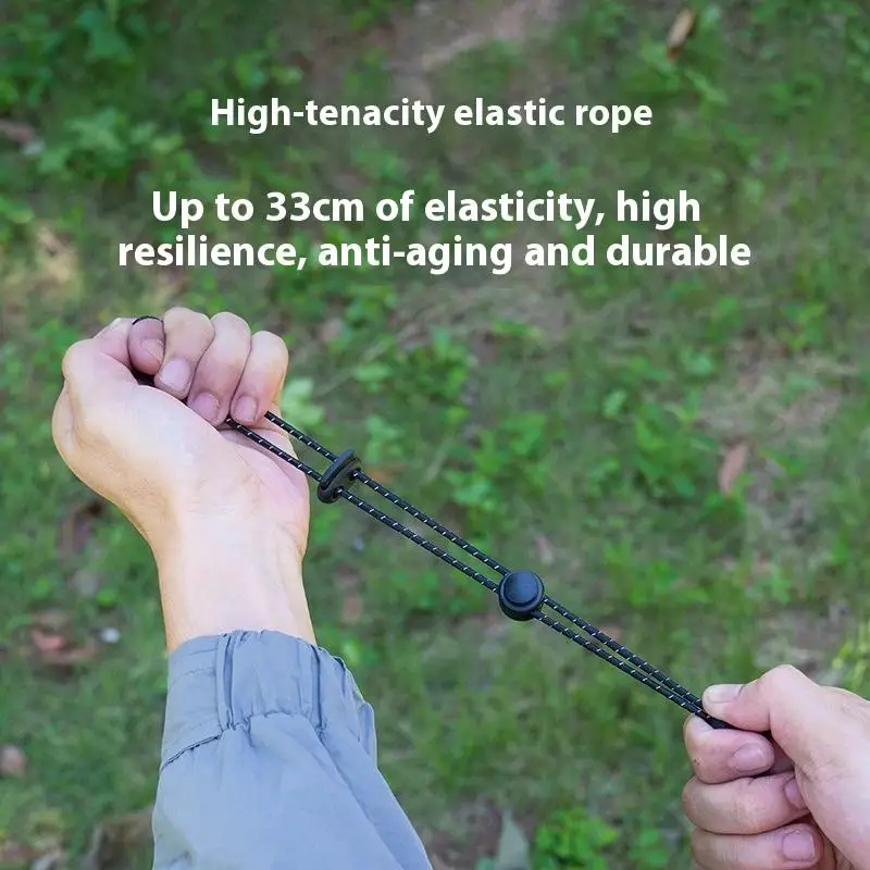 2pcs Backpack Walking Stick Holder Trekking Hiking Pole Fixing Tie Cord Rope Outdoor Sports Small Tools For Camping Mountain