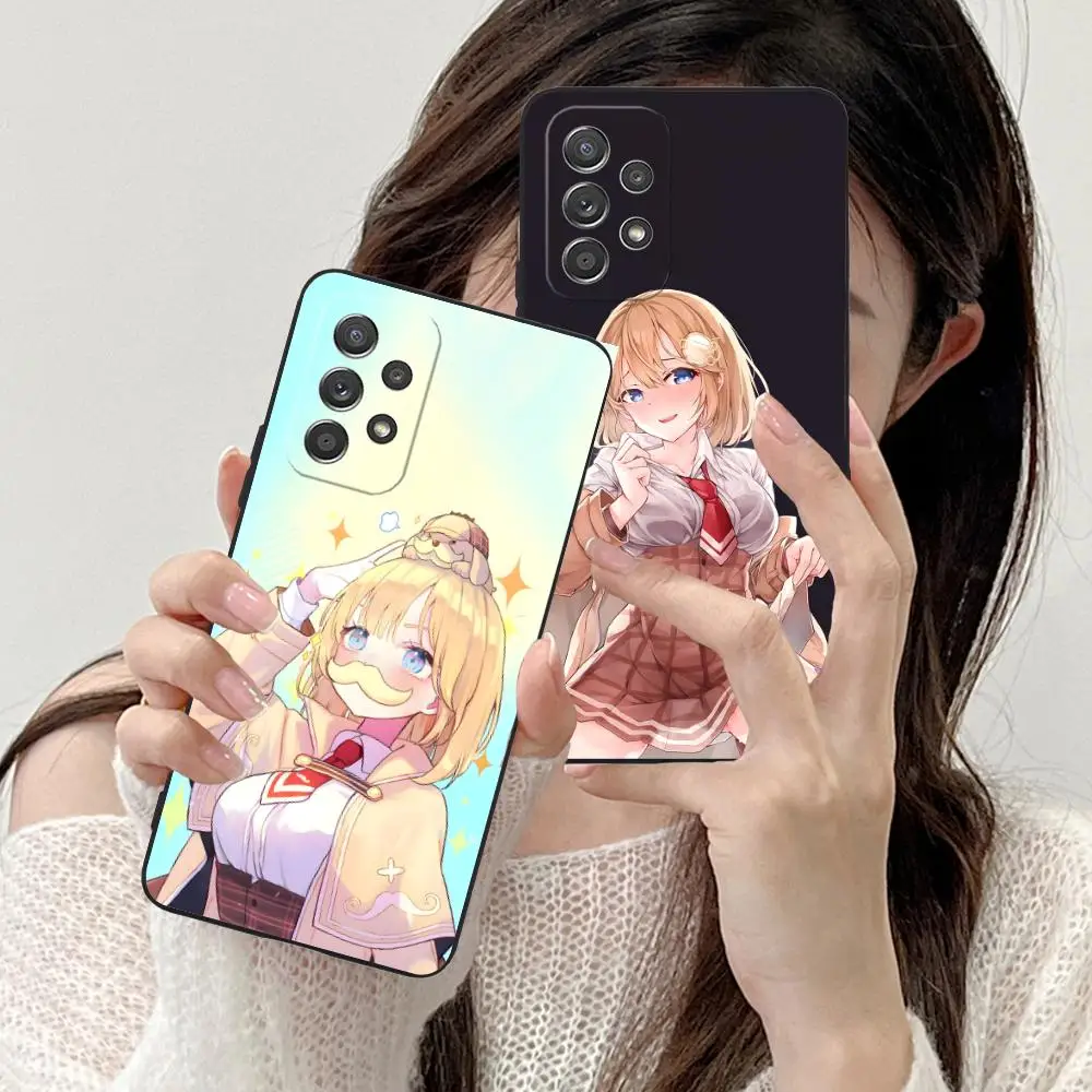 Anime Amelia Watson Phone Case for Samsung Galaxy A73 72 71 70 56 55 54 53 52 36 35 34 23 16 15 5G Colour Protective Cover