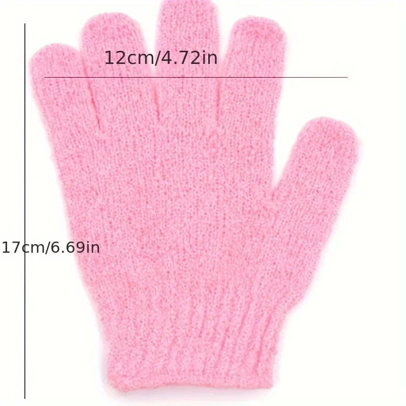 10Pairs Exfoliating Bath Gloves Reversible Shower Scrub Mitts Body Cleansing Towel Back Scrubber For Deep Cleansing Dead Skin Removal Spa Massage Bath Products For Home Travel Gym view 2