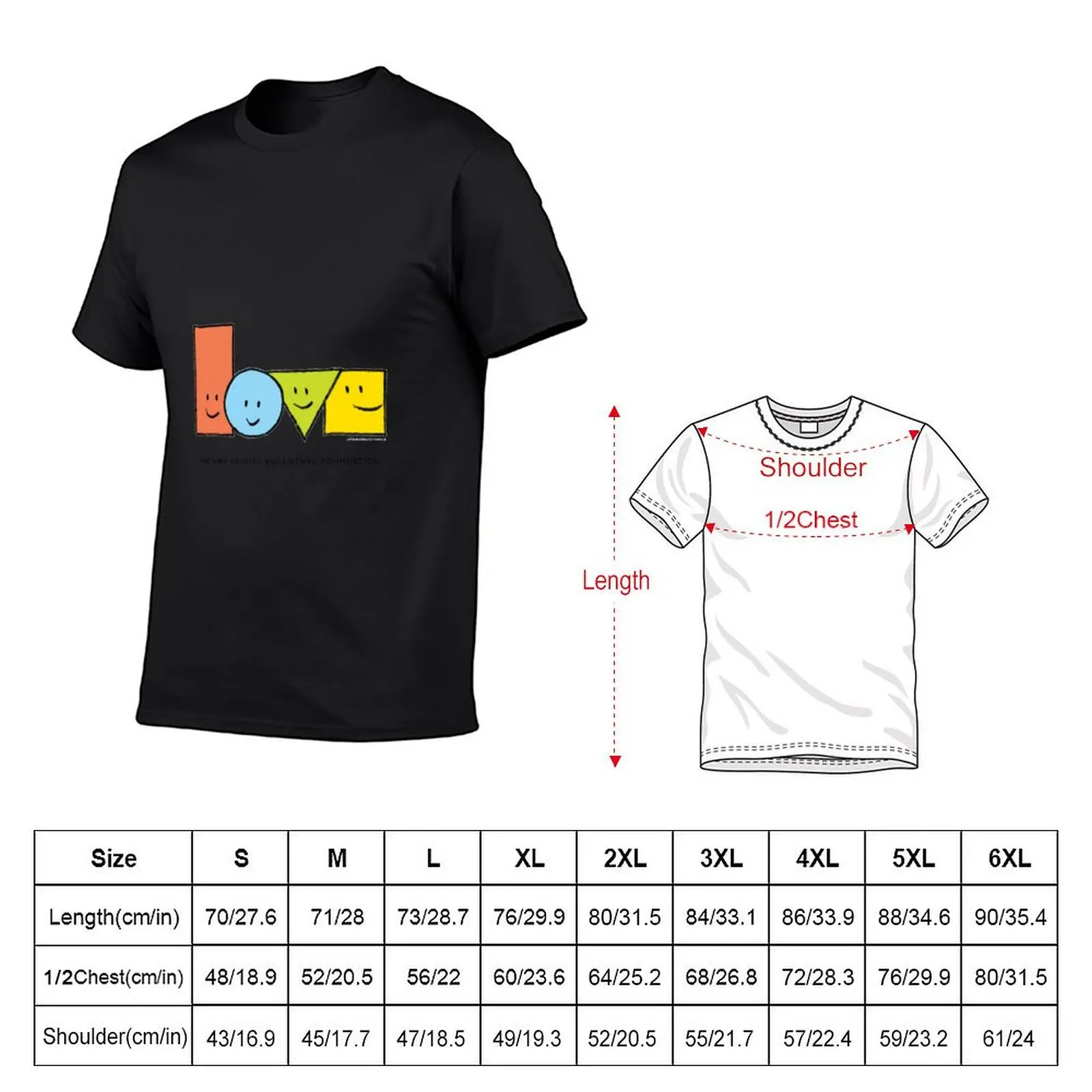 Friendshape Love / Art by Tom Lichtenheld / From the book Friendshape / T-Shirt customizeds mens clothing