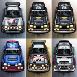 Grupa B Rally Legends Renault 5 Maxi Turbo Art Plakaty Metalowy Znak Garaż Pokój Dekoracje ścienne Niestandardowe Blaszane Vintage Home Decor