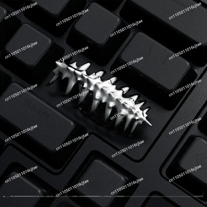 

Колпачки для механической клавиатуры Skeleton Facehugger Hollow Out Artisan, 2.25U, серебристые, золотые, черные, для клавиш ESC/Enter