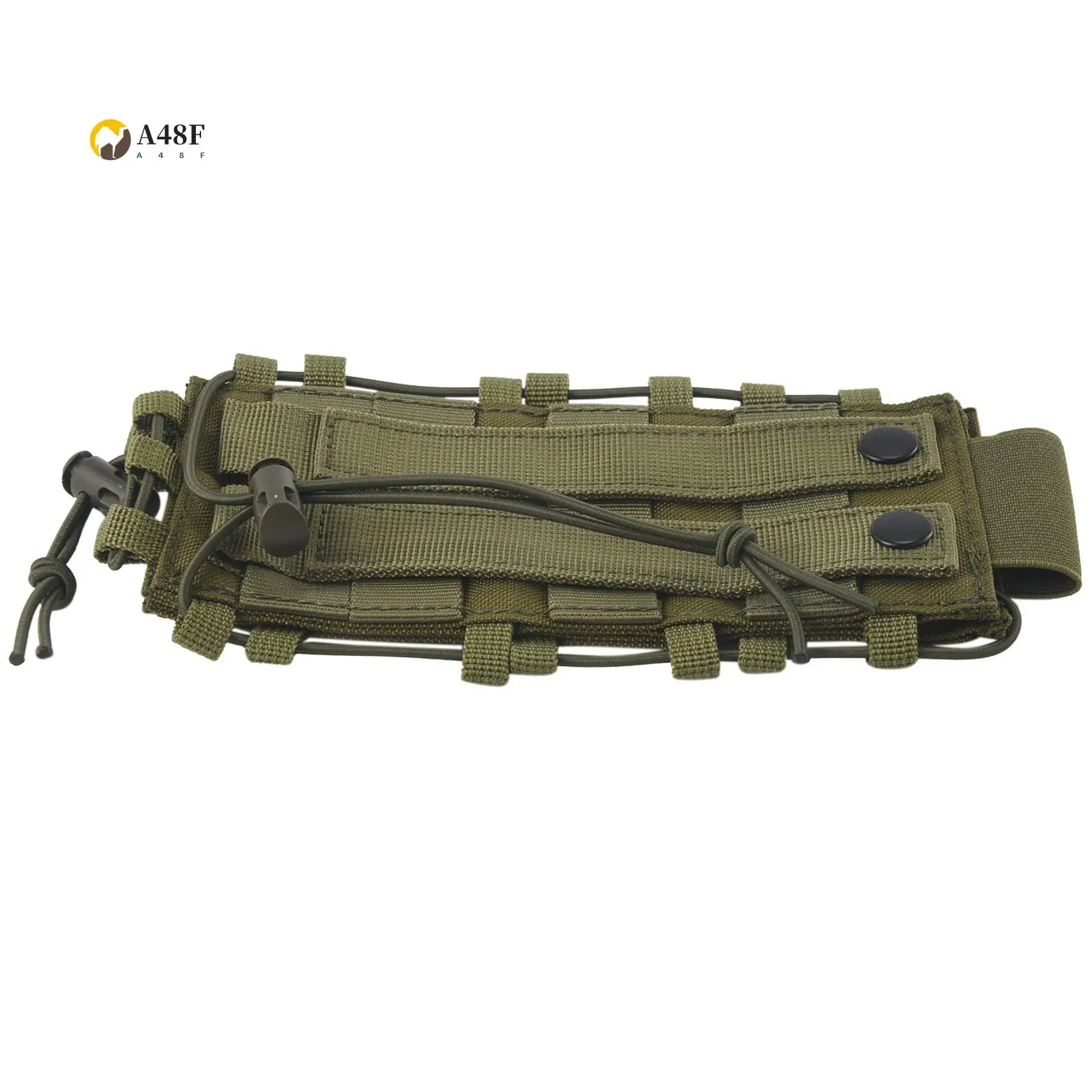 

A48F-Tactics Bottle Holder Drinking Bottle Pouch Nylon Molle Water Bottle Holder Durable For Cycling Running Outdoor Sports