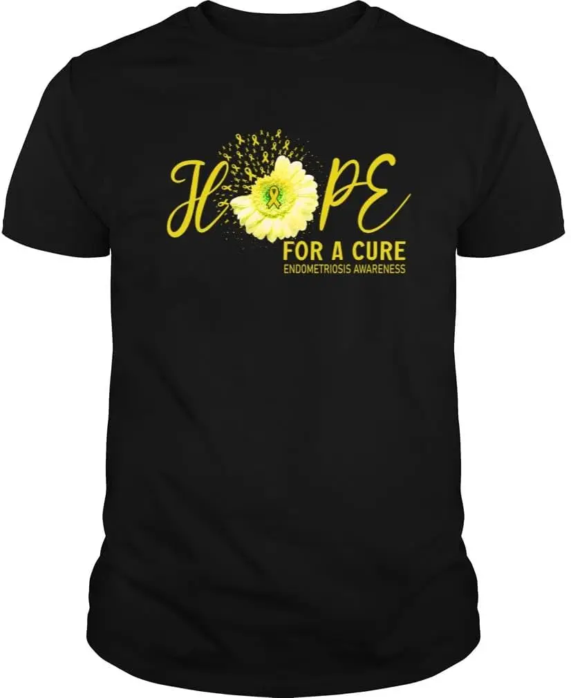 Hope for A Cure Endometriosis Awareness Unisex T-Shirt