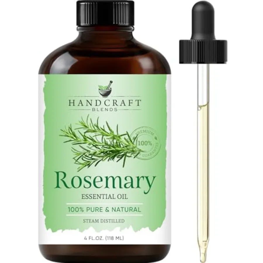 

Handcraft Blends Rosemary ential Oil Huge 00% Pure and Natural Premium Grade ential Oil for Diffuser and Aromatherapy, Skin, Ma