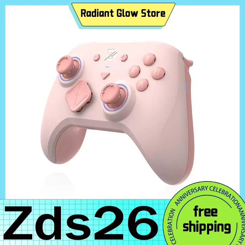 

Zds26 Super Legend Gamepad Wired Bluetooth Rgb Hall Linear Customized E-Sport Gaming Accessories For Pc Gamers Controller Gifts