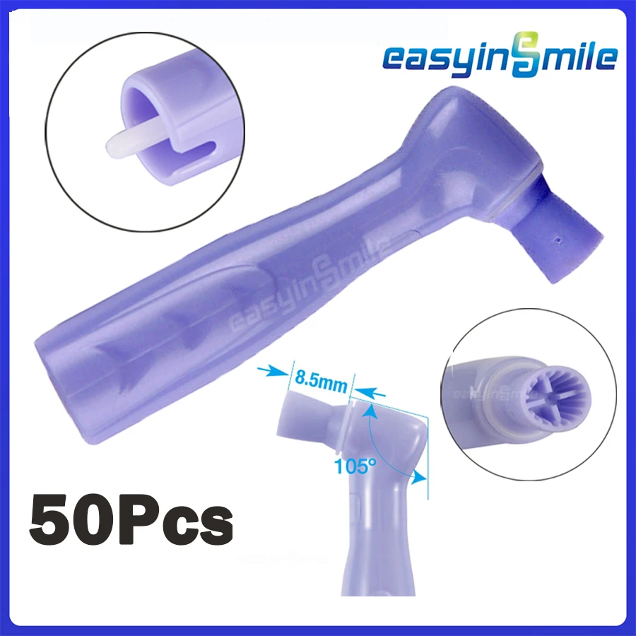 50pc Dental prophy disposable angles soft/hard teeth Polishing cup for universal/straight Low speed handpieces