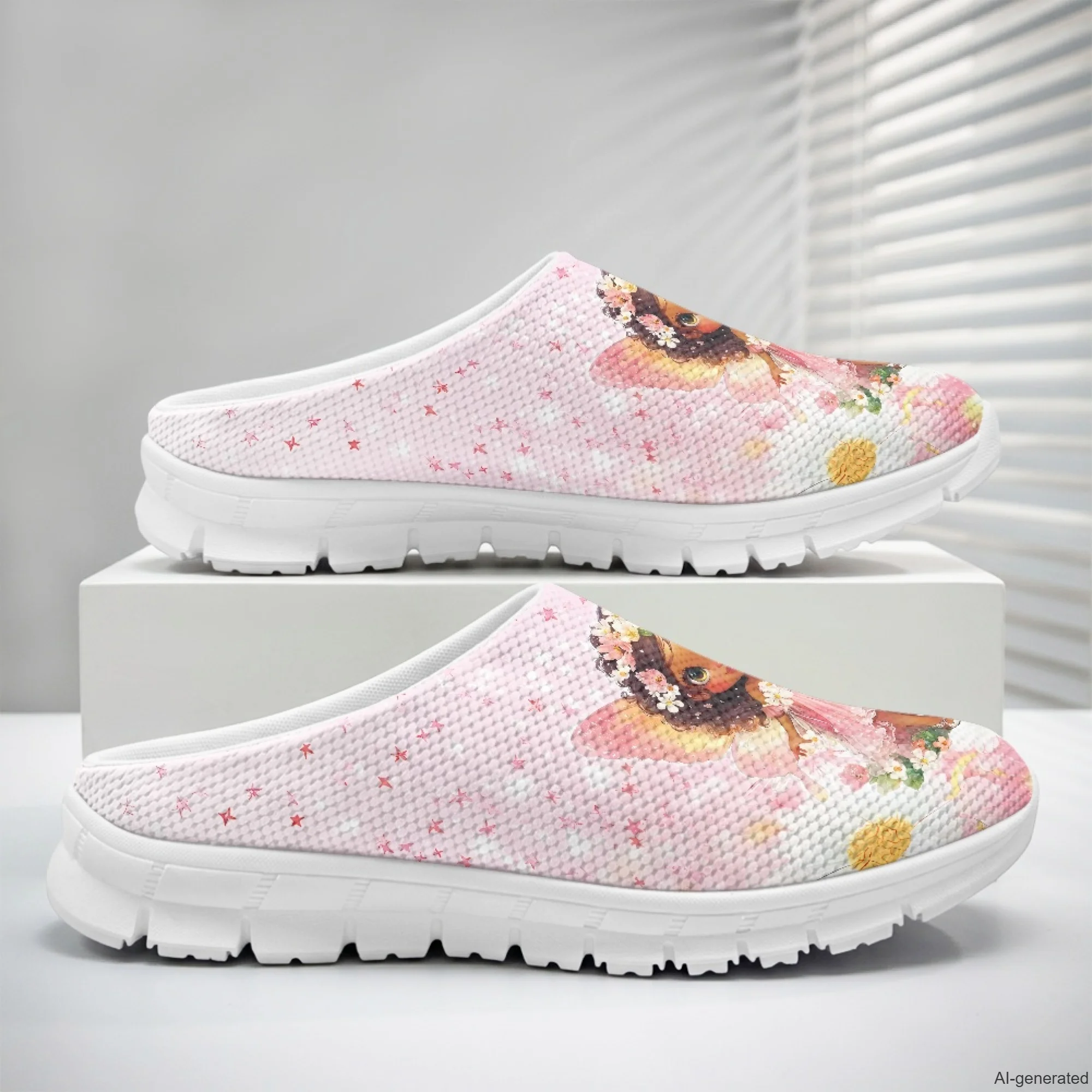 XIXIRIMIDO Women's Slippers Nurse Shoes Women's Sandals African Girl Pattern Sapatos Femininos Elegante Man Shoes Chinelo 35-48