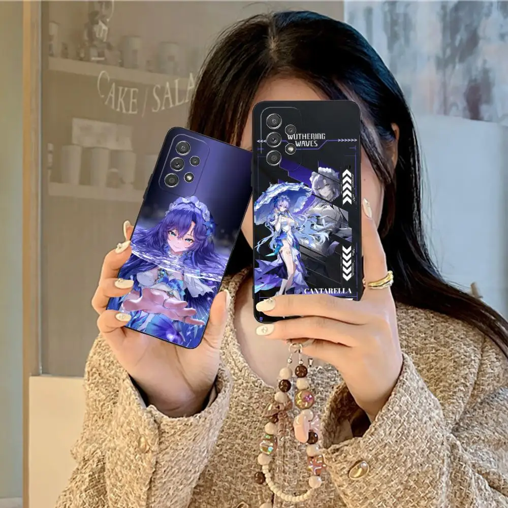 

Чехол для телефона Wuthering Waves Cantarella для Samsung Galaxy A73 72 71 70 56 55 54 53 52 36 35 34 23 16 15 5G с цветным принтом