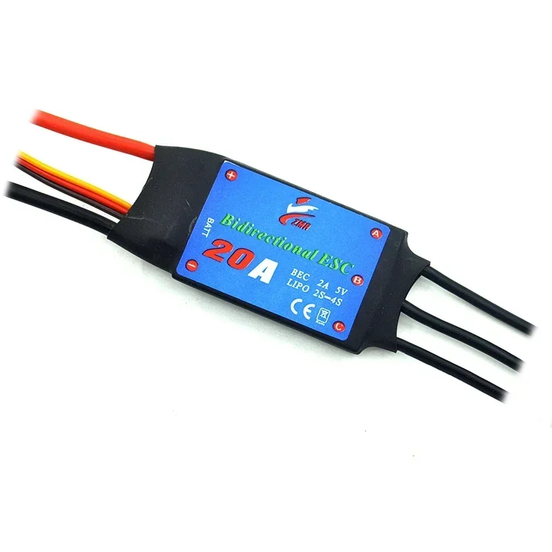 12A/20A/30A/40A/50A/60A/80A Bidirectional Brushless ESC for Remote Control Car Pneumatic Underwater Propeller