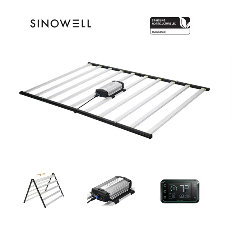 

Flexstar4x6ft Coverage 2.8umol/J Daisy-Chain Ip66 Rated Dimmable Full Spectrum Grow Light With A 5-year Warranty
