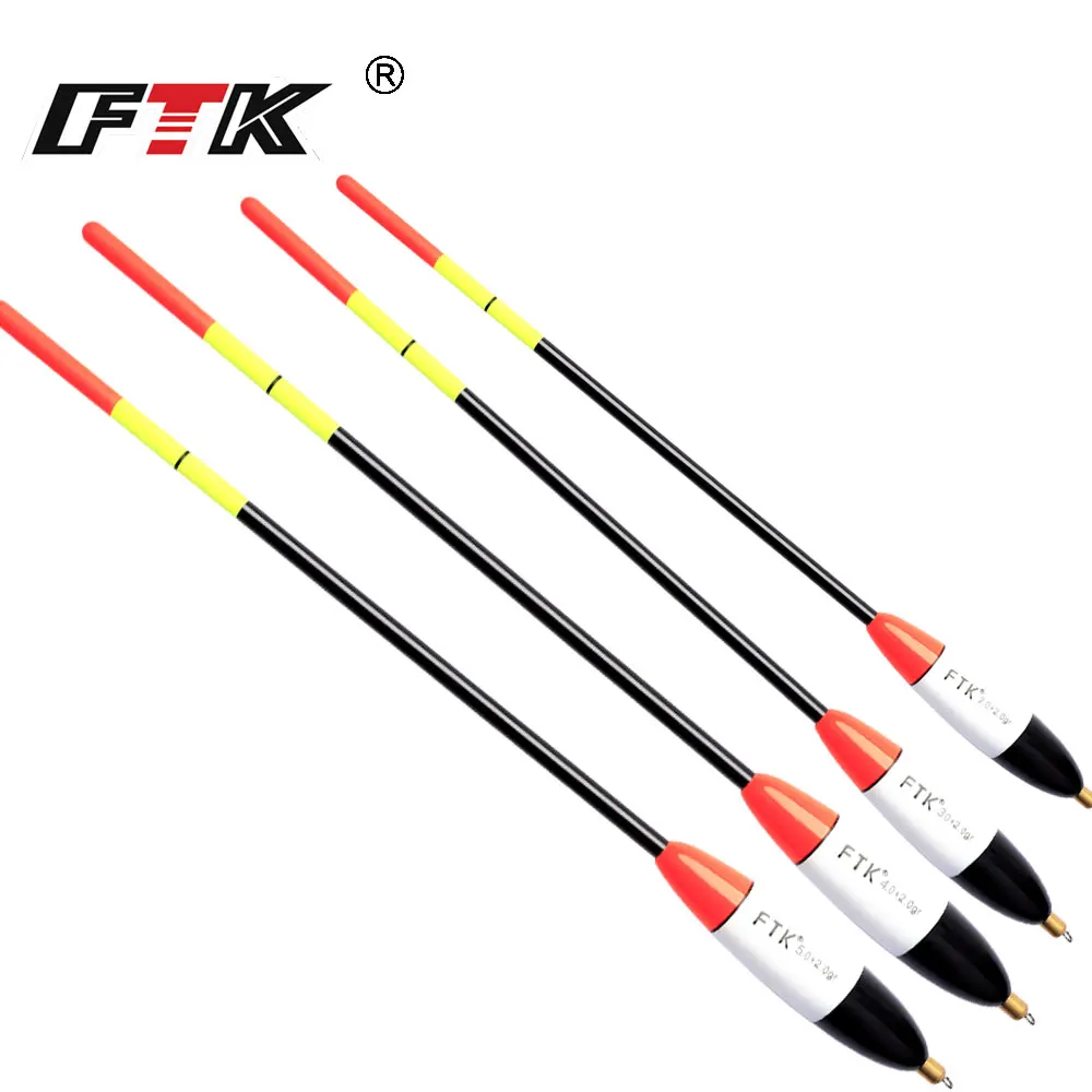 

FTK 4Pcs Fishing Float 23cm-26cm Barguzinsky Fir Float Bobber Long Tail Vertical Buoy For Carp Fishing Accessories Tackle 2024