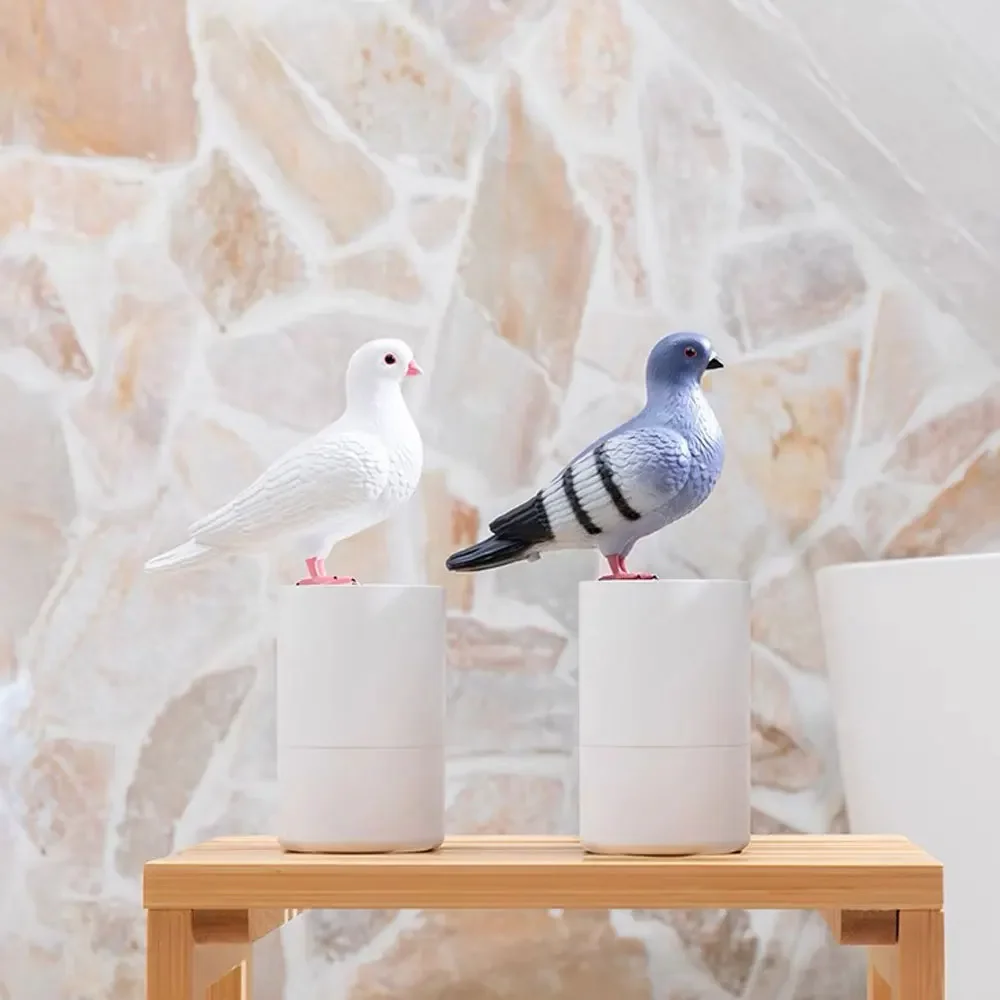 Pigeon Automatic Foaming Hand Soap Dispenser Touchless Cute Bird Soap Dispenser for Commercial Offices Countertop Household Use