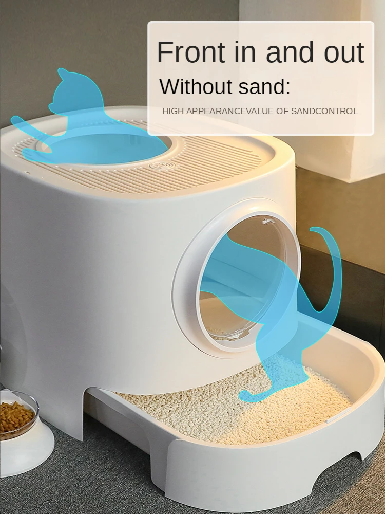 

Furniture Enclosure Cat Litter Box Closed Cabinet Pet Products Toilet Cat Litterbox Enclosure Arenero Gato Pet Products Cat Box