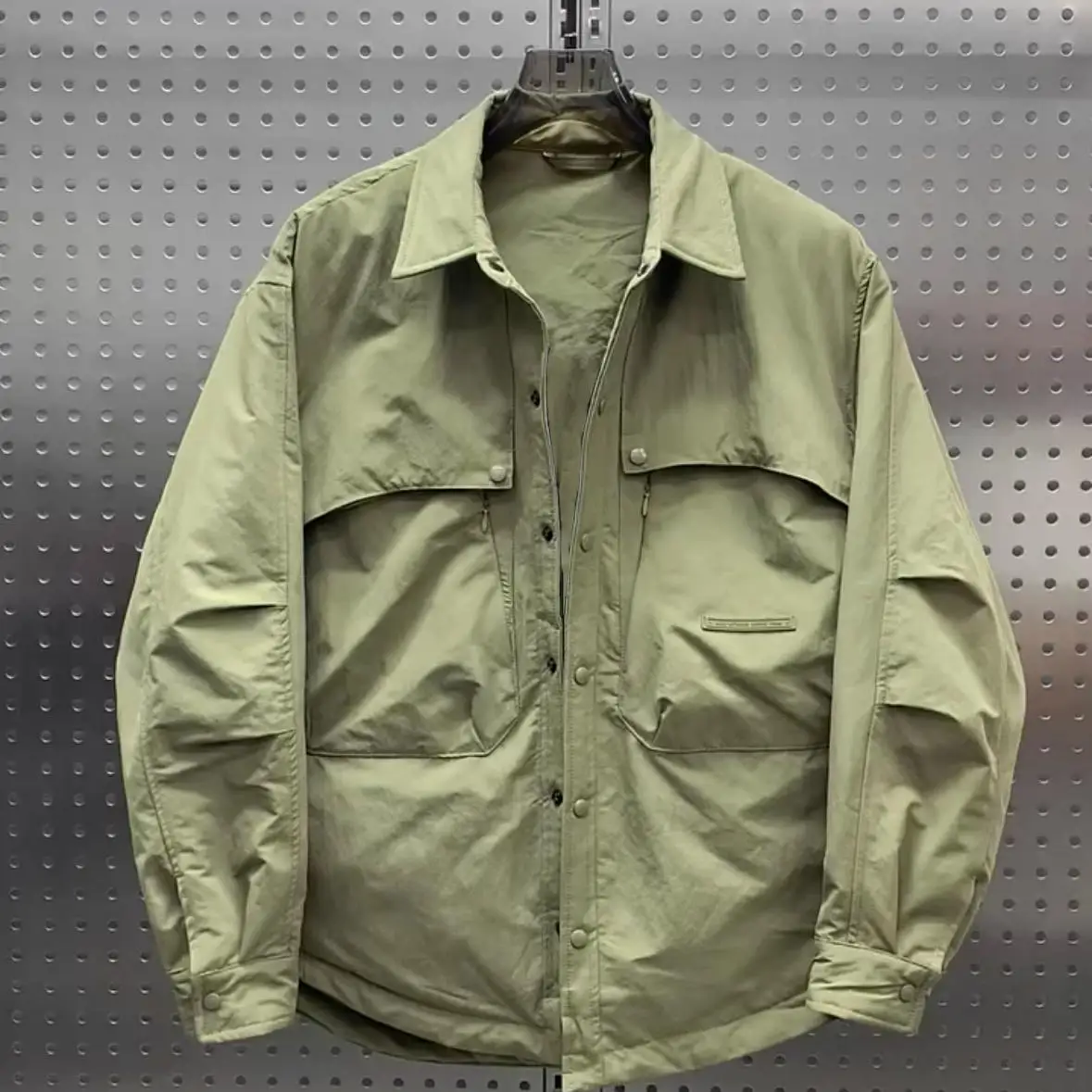 

Slim Fit Collared Jaet Men's Spring Summer New Sle Trendy Versatile Haome Workwear Top Thin Outerwear irt Sle