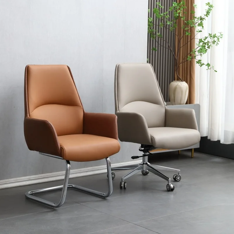 Office computer staff meeting room reception child bow-shaped guests high-end light luxury class sedentary