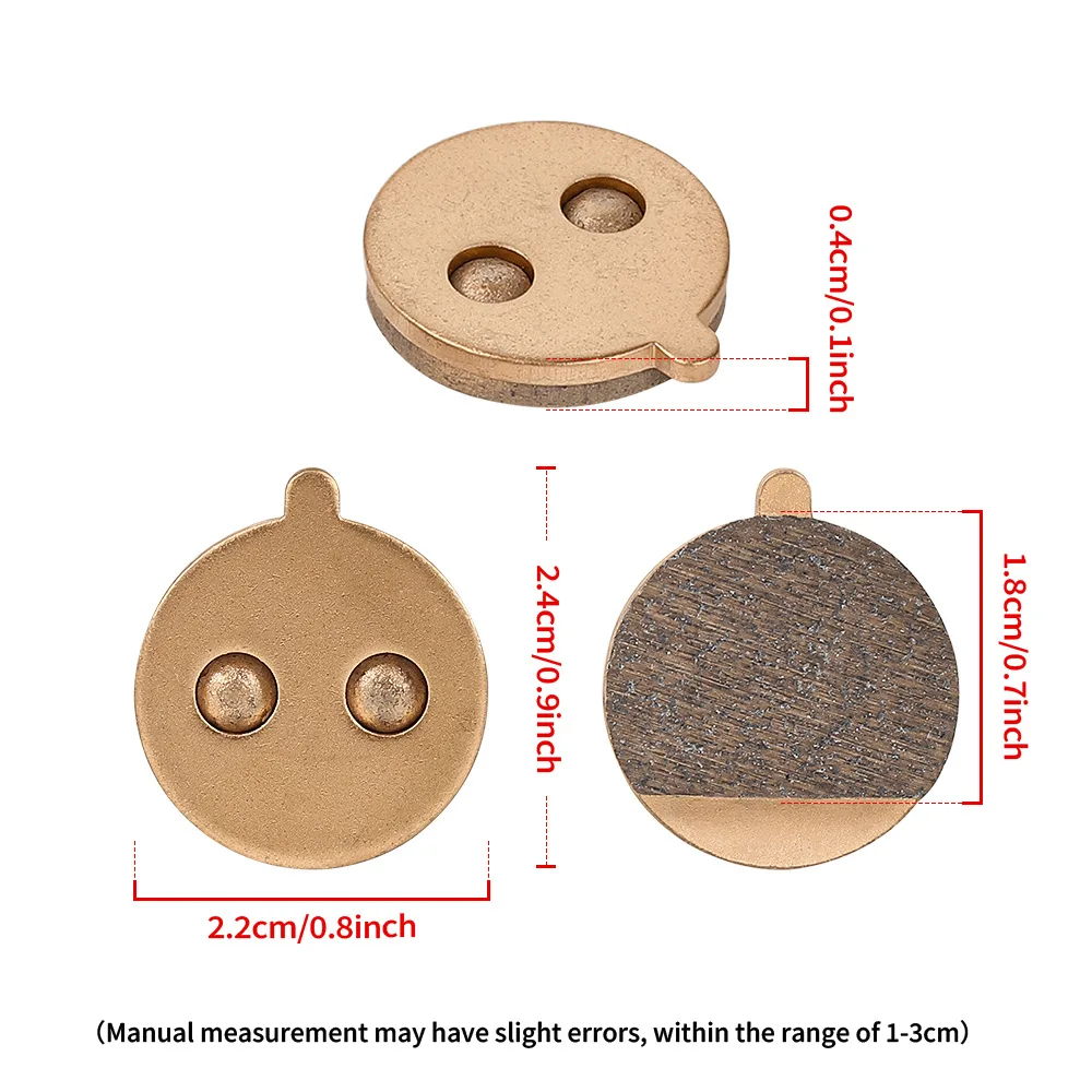 For Electric Disc Brakes Sintered Friction Layer M4 Pro Disc Brakes Bronze Wear-resistant Disc Brake Pads Brake Pad