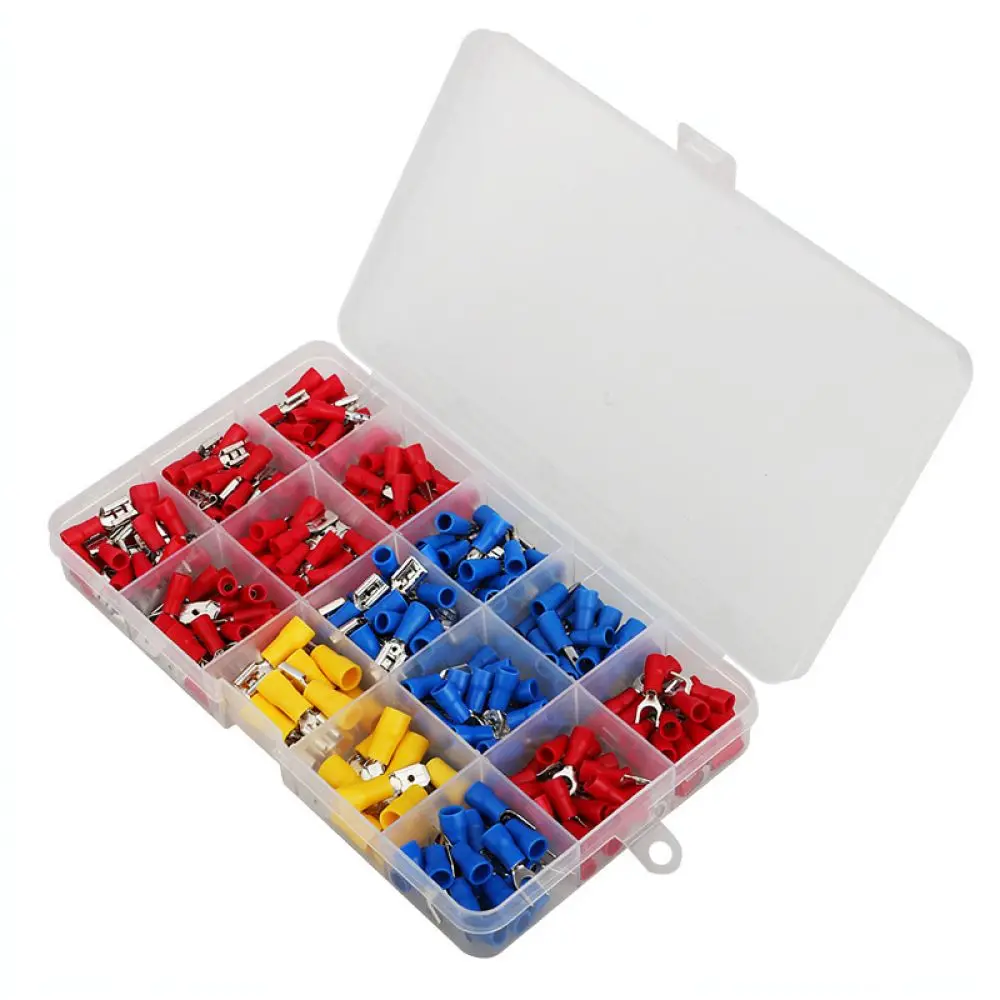Electric Wire Connector Terminal Kit For Niushi Insulated Crimp Assortment Household Automotive Circuit Installation Supply Box