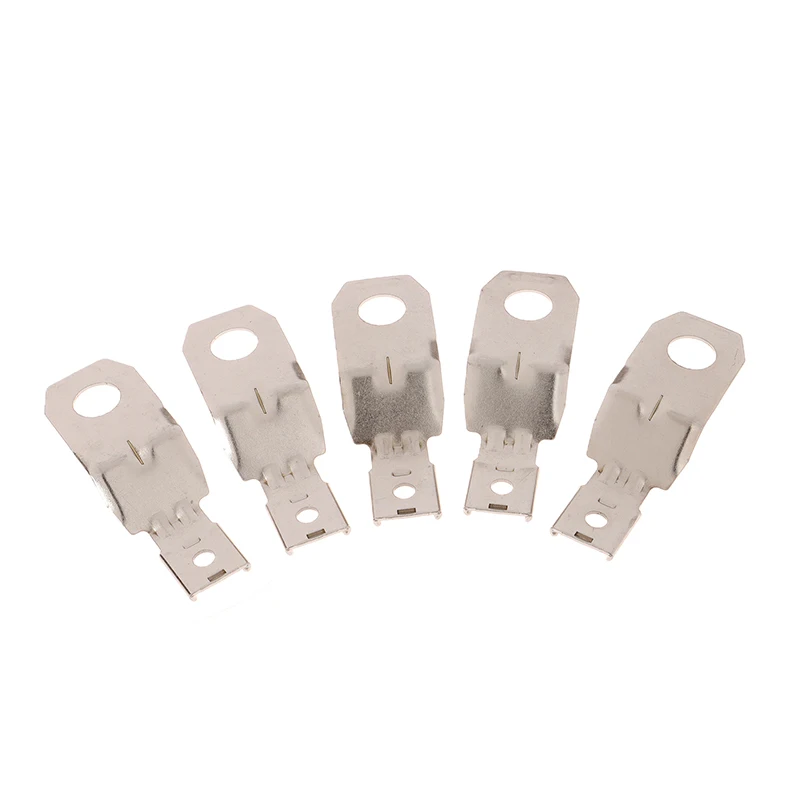 5Pcs DT Connector Universal Car Snap Buckle Iron Piece Pendant Terminal Plug 1027-003-1200