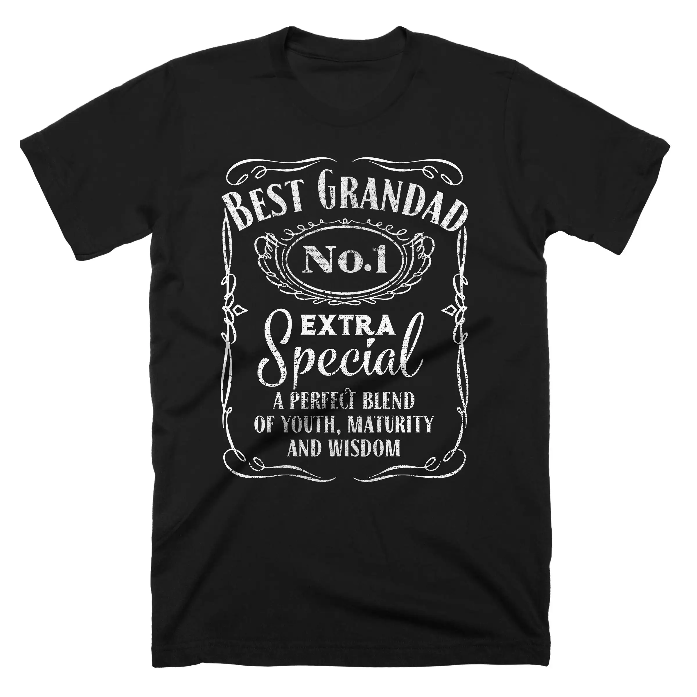 Best Grandad No 1 Extra Special Funny Men T shirt for Fathers Day Birthday Size S 5 XL