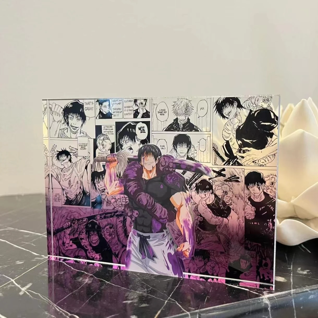 

Anime Jujutsu Kaisen Fushiguro Toji Cosplay Acrylic Brick High Appearance Level Desktop Ornament Decorate Ambitus