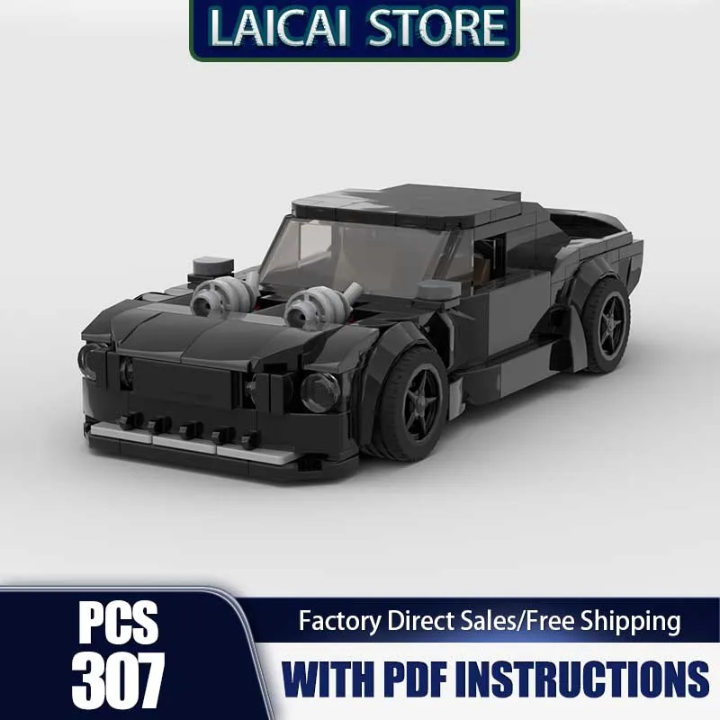 

Строительные блоки Moc Blackstang Champion Speed Cars Модель Технология Кирпичи DIY Сборка Городской автомобиль Праздничные строительные игрушки Подарки