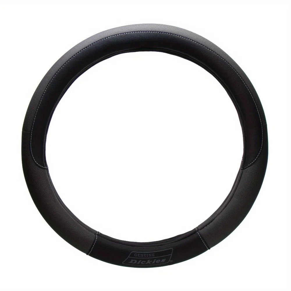 Repreve Steering Wheel Cover - Black and Gray, Comfortable Grip, Anti-Slip Design,Durable, Enhances Steering Comfort,