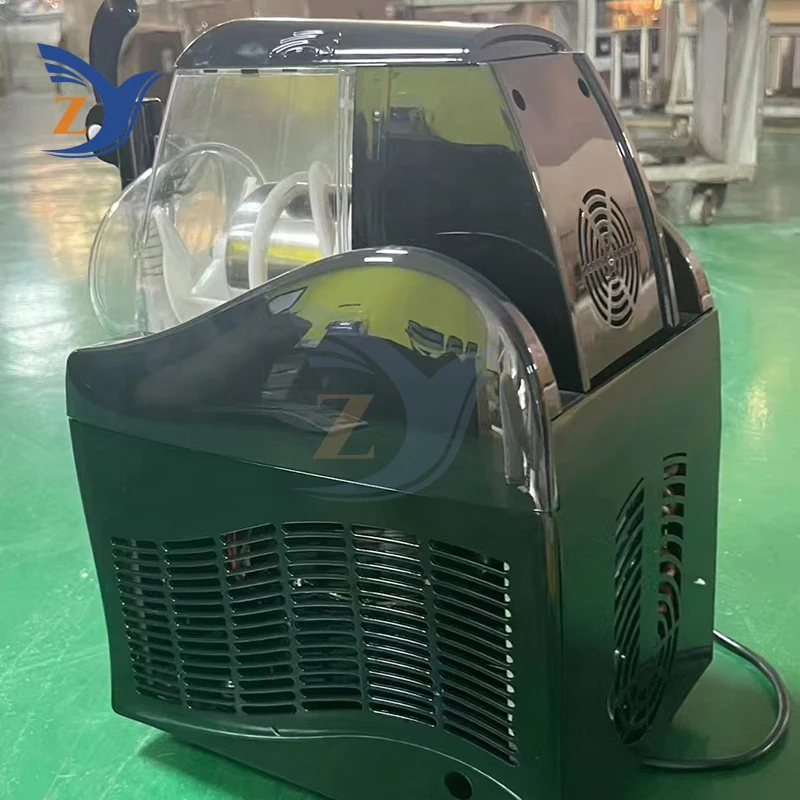 Slush Cold Drink Snow Melt Machine Single Cylinder Commercial Pellet Juice Beverage Automatic Mixing Smoothie Milk Tea Smoothie