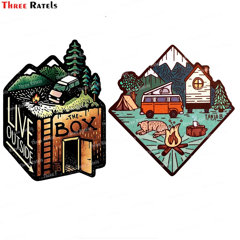 Three Ratels i508 in my element car stickers waterproof scratch-proof decals vinyl laptop styling trunk stickers