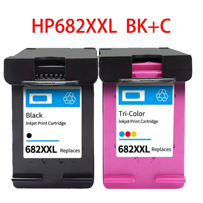 Reemplazo de cartucho de tinta Compatible para impresora HP682 HP682XL HP682XXL HP DeskJet Plus IA 4175 4178