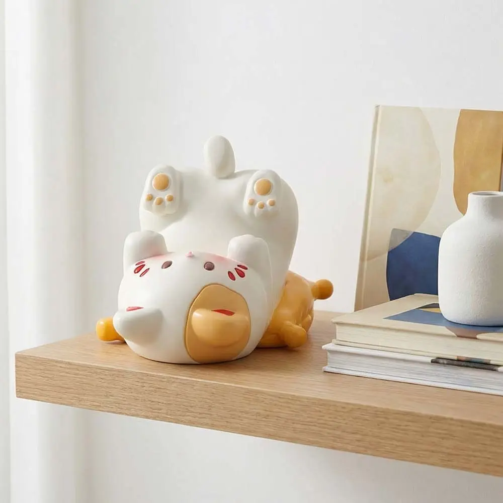 

Держатель для телефона в форме кошки из смолы, противоскользящая настольная подставка, декоративное украшение, портативный держатель для телефона в форме кошки