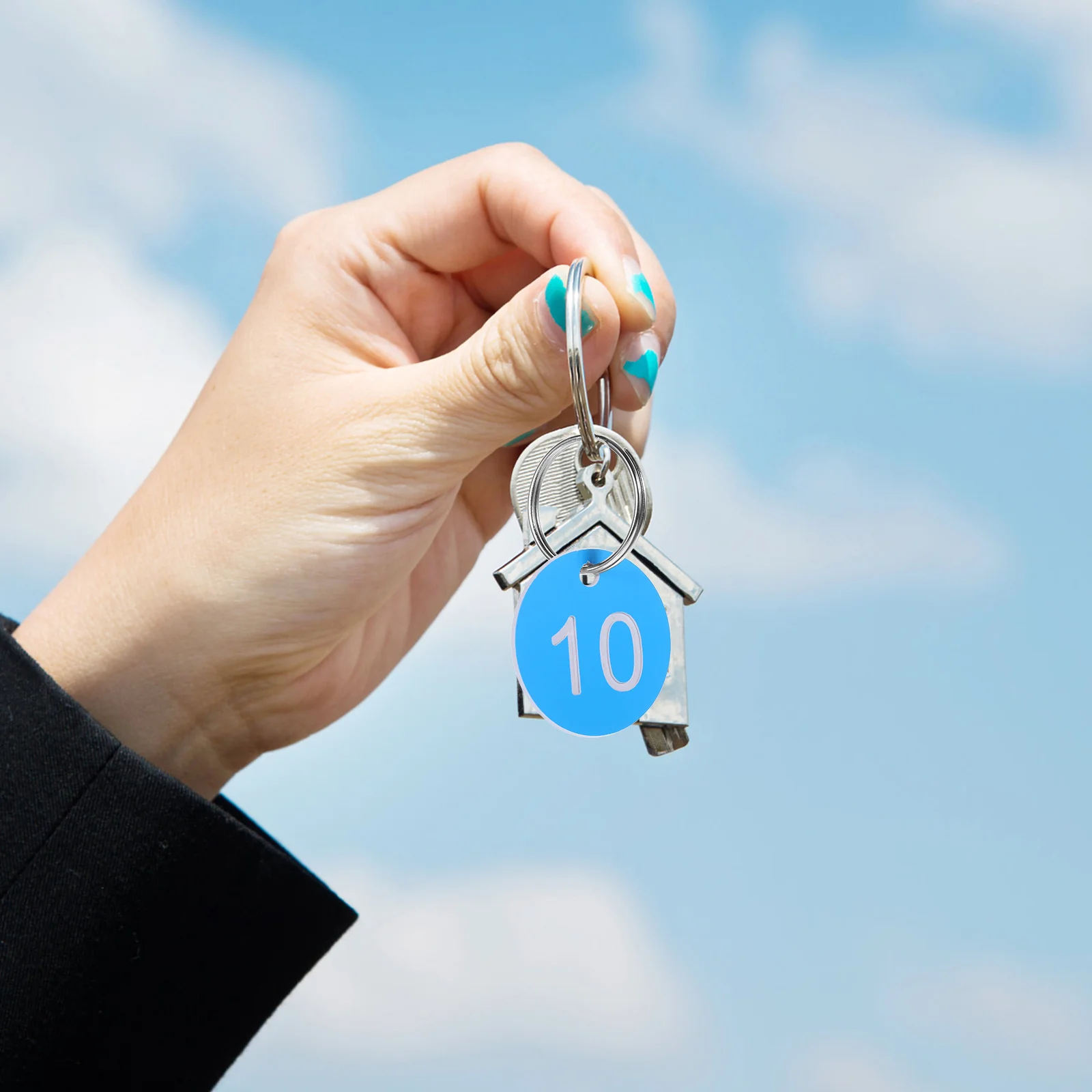 

1 set Valve Number Reusable Plastic Numbered Tags For Pipe Identification Organization Labels Classification Tags