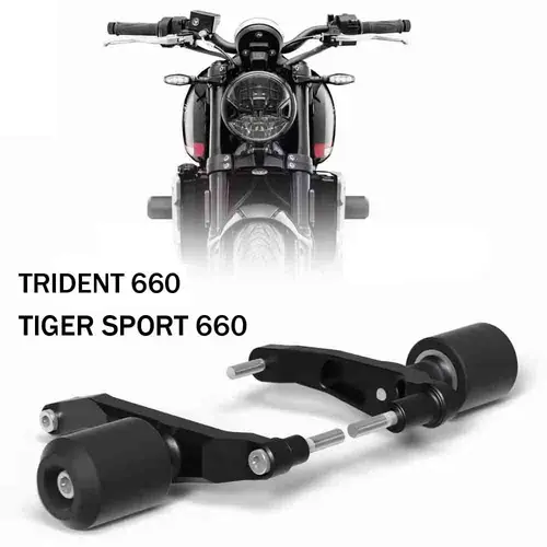 Almohadillas de choque para marco de motocicleta, protectores antideslizantes para estator de motor Trident 660 Tiger Sport 660 2021-2023
