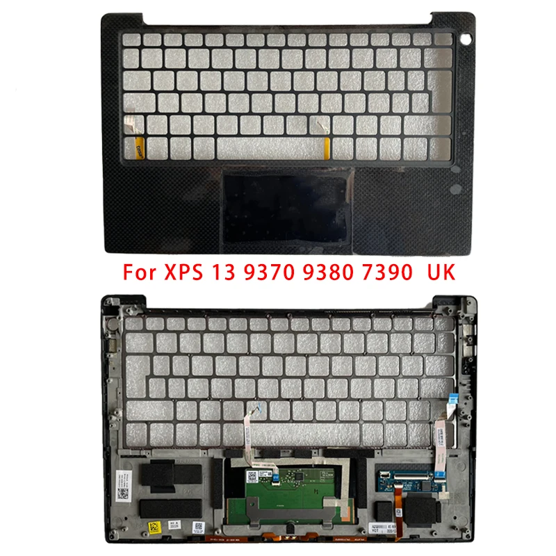 Imagem -05 - Acessórios do Portátil para Dell Xps 13 9370 9380 7390 Novo e Original Touchpad Preto e Branco