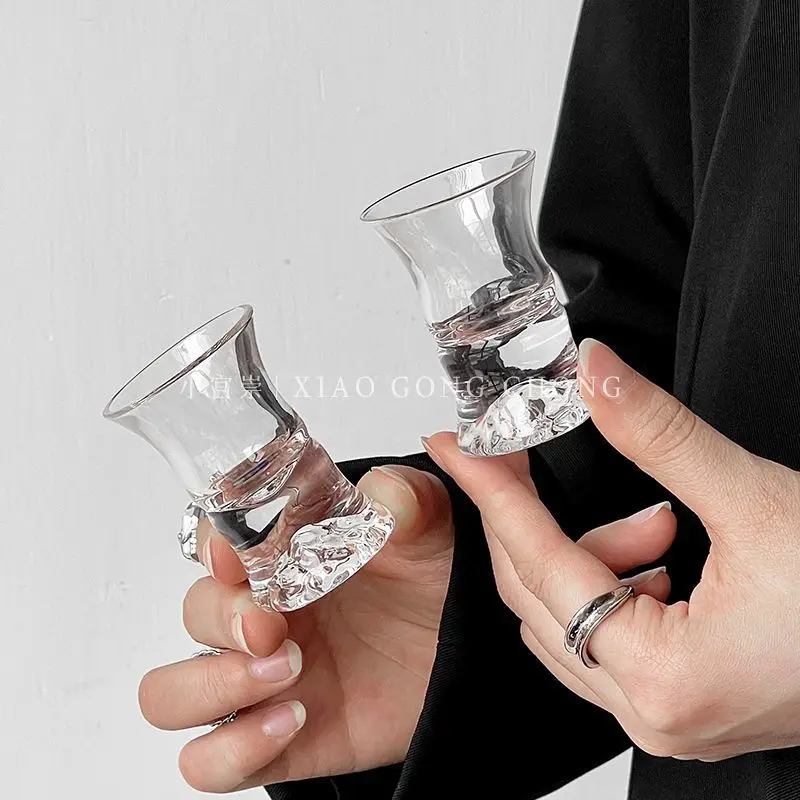 

Бамбуковая чашка Guanshan Sake, 25 мл, стеклянная бытовая посуда с одним ячейком, маленькая чашка для напитков
