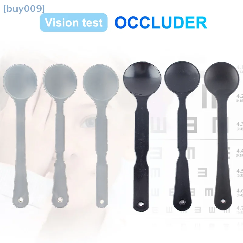 

1 шт., профессиональный матовый прозрачный/черный ручной инструмент для оптометрии, очки для глаз, блок пластины для теста зрения