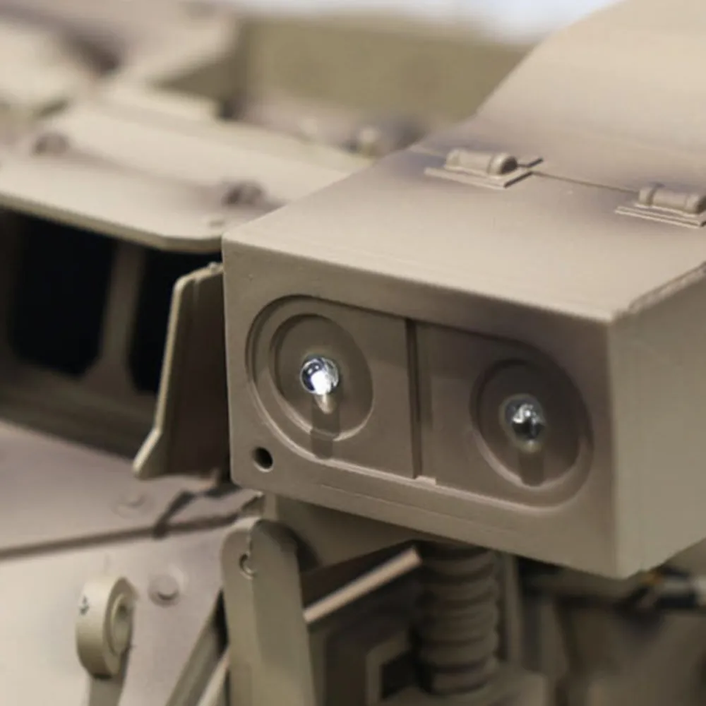 

Распродажа США TD 1/16 RC Военный танк M2A2 Bradley Металлические гусеницы Колеса Инфракрасный ствол Recoil