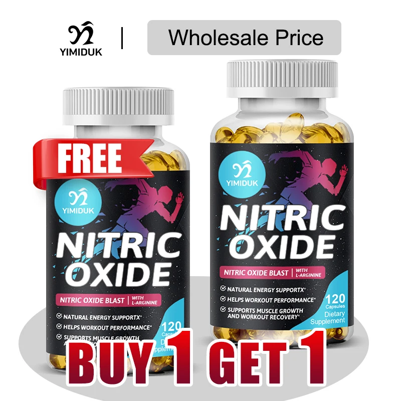

Buy 1 Get 1 Free! Pure Nitric Oxide Booster Supplement, for Healthy Blood Pressure & Cardiovascular Health, Healthy Cholesterol