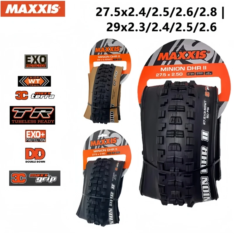 Assegai Maxxis Minion DHR Ⅱ Mountain Bike Downhill Tires Anti Puncture