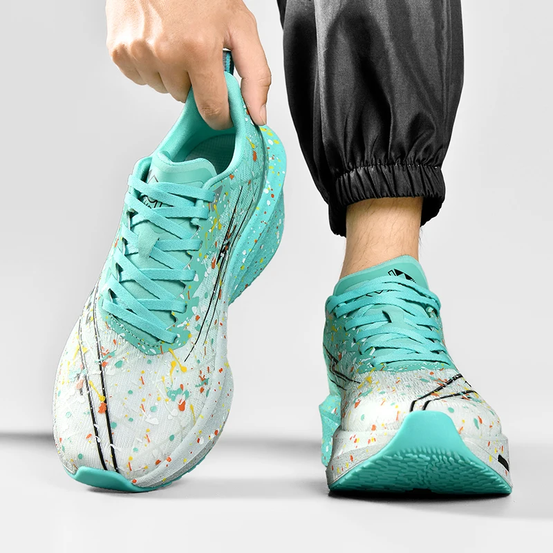 

Новые тренировочные кроссовки для мужчин и женщин с кроссовками из карбоновой пластины 5.0 MIX Racing с подсветкой