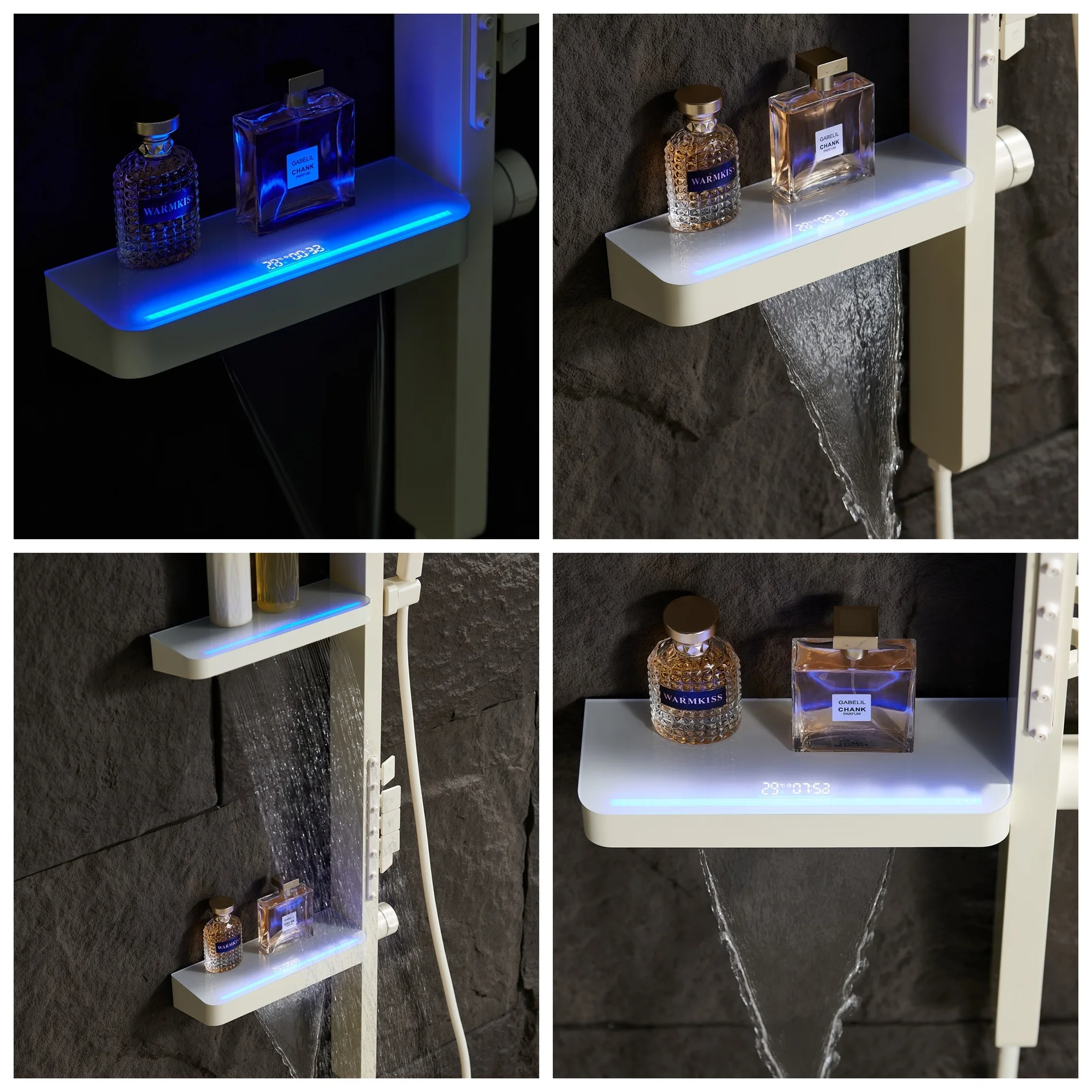 Regenduschset, LED-Digitalanze – Shower Head Rain Bewertung und Preis