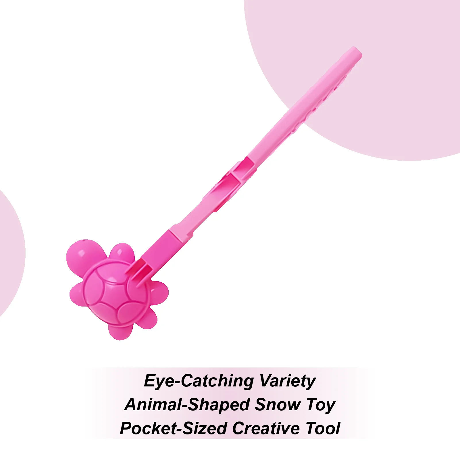 Brinquedos de neve divertidos clipe de tartaruga brinquedos de praia inverno animal bola de neve shaper moldes para crianças meninos adultos quintal ao ar livre gramado pátio jardim