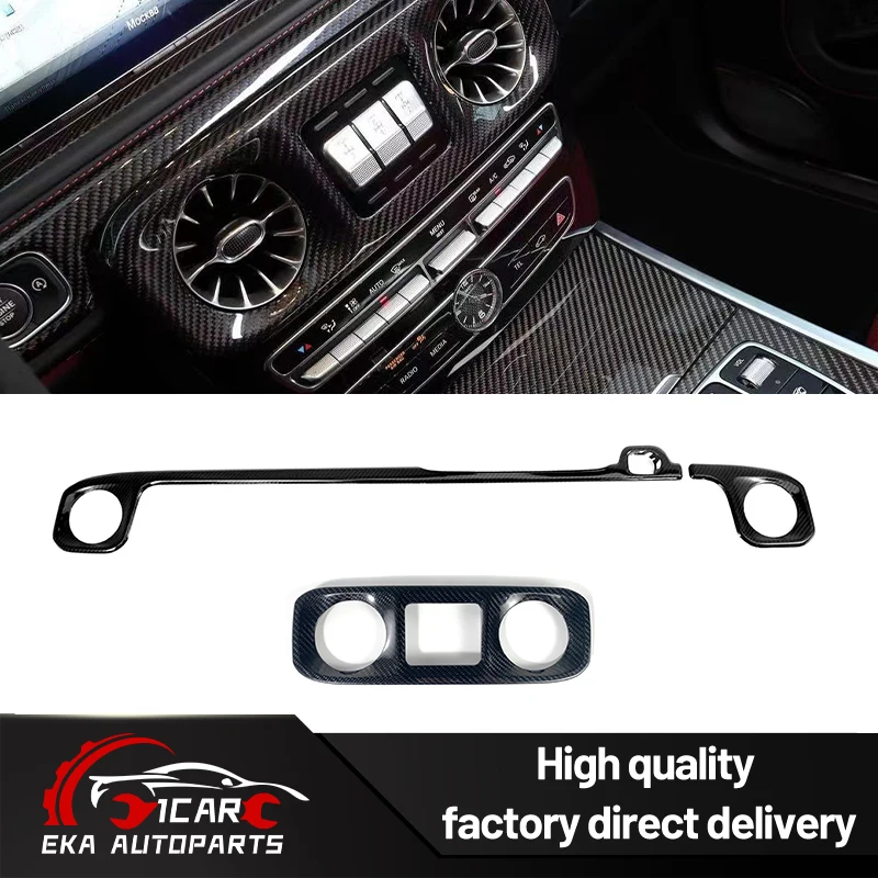 For Benz G-Class W464 Dry Carbon Air Outlet Interior Three Piece Set Left and Right Driving G500G63 Replacement Interior